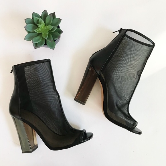 Aldo Shoes - Aldo Mesh Bootie Heels🖤